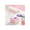 Nostalji Mini Plak Görünümlü Radyolu Bluetooth Hoparlör 3d Ses Dalgası Retro Müzik Plak Pembe - Lisinya