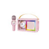 Taşınabilir Rgb Işılı Sevimli Figürlü Mikrofonlu Karaoke Bluetooth Hoparlör Pembe - Lisinya
