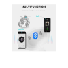 D60 Motor Kask Kulaklık Rgb Modlu Motosiklet Kulaklık Su Geçirmez 5.3 Bluetooth Intercom - Lisinya
