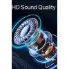 D60 Motor Kask Kulaklık Rgb Modlu Motosiklet Kulaklık Su Geçirmez 5.3 Bluetooth Intercom - Lisinya