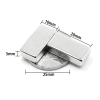 N35 20x10x5 Mm Neodyum Magnet Köşeli, Nikel Kaplamalı, Güçlü Ve Dayanıklı Neodyum Mıknatıs ( Lisinya )