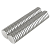 10x1mm Yuvarlak Neodyum Mıknatıs Güçlü Nikel Kaplamalı Kaliteli Ve Dayanıklı Magnet ( Lisinya )