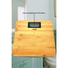 Techfit Bambu Banyo Baskülü Yüksek Hassasiyetli Darbelere Dijital Dayanıklı Terazi Tf 1065 M ( Lisinya )