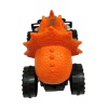 Sürtmeli Dinazor Robota Dönüşen Araba 14 Cm - Turuncu (Lisinya)