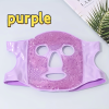 Terapi Jel Yüz Maskesi Soğuk Ve Sıcak Boncuklu Ayarlanabilir Maske (mor) ( Lisinya )