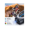 Q29 Motosiklet Kask Bluetooth Kulaklık Eşleşmeli 1080p Kamera Geniş Açı Su Geçirmez Intercom ( Lisinya )