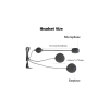 Jack Girişli 3.5mm İntercom Kulaklığı Bt31,bt22,bt35 Uyumlu Motorsiklet Kask Yedek Mikrofon ( Lisinya )