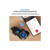 Q28 2x 2 Eşleşmeli Motosiklet Kask Bluetooth Kulaklık 1080p Kamera Su Geçirmez Intercom ( Lisinya )
