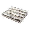 50 Adet 10x2mm Yuvarlak Neodyum Mıknatıs Güçlü Magnet Nikel Kaplamalı ( Lisinya )