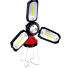 P-8801 Şarjlı Katlanabilir 3xcob Led+ 3w Led Çok Fonksiyonlu Kamp Feneri ( Lisinya )
