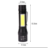 Wuben Wb-017 Zoomlu Şarjlı Cob Led Güçlü El Feneri ( Lisinya )
