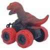 Sürtmeli Dinazor Arabalar 12 cm - H-20 - T-Rex - Kırmızı (Lisinya)
