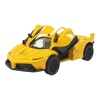 Çek Bırak Metal Arabalar 13 cm - SR2212- Sarı (Lisinya)