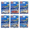 Çek Bırak Metal Küçük Arabalar 8 cm 6lı Set (Lisinya)