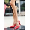 Ulba Kırmızı Cilt Stiletto Ayakkabı - Lisinya