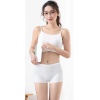 3 Adet Kadın Dikişsiz Görünmez İz Yapmaz Mini Şort Boxer Siyah Beyaz Ten