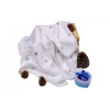 Sema Baby Çok Amaçlı Müslin Örtü 100x80 cm - Mavi Yıldız 8682476853131