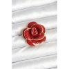 Kırmızı Gül Model Broş - Lisinya