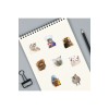 Çılgın Kediler Macbook Notebook Tablet Telefon Ajanda Laptop Defter Sticker Seti ( Lisinya )