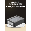 Dekoratif Duvar Lambası Solar Güneş Enerjili Bahçe Aydınlatması ( Lisinya )