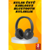 Kulak Üstü Bluetooth Kulaklık Ayarlanabiilir Uzun Pil Ömrü Kablosuz 5.0 Bluetooth ( Lisinya )
