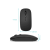 Kablosuz Mouse Fare Şarjlı Bluetooth Wireless Çift Modlu Sessiz ( Lisinya )