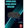 Siyah Wireless Kablosuz Sessiz Mouse Bluetooth Bağlantılı ( Lisinya )