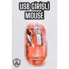Sessiz Kablosuz Usb Girişli Mouse Fare Yüksek Performanslı ( Lisinya )
