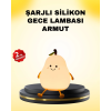 Dekoratif Armut Led Lamba Renk Ayarlı Şarj Edilebilir ( Lisinya )