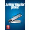 8 Port Çoklayıcı Macbook Ile Uyumlu Çoğaltıcı Type-c Dönüştürücü Tf Sd Kart ( Lisinya )