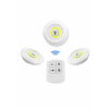 Dolap Işığı Mutfak Rafı Işığı Uzaktan Kumandalı 3 Lü Spot Led Lamba ( Lisinya )