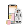 Mouse Fare Kablosuz Mouse Fare Şarjlı Bluetooth Sessiz 5 Tuşlu Şeffaf ( Lisinya )