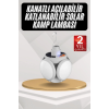 Kamp Lambası Güneş Enerjili Solar 5 Kanatlı Katlanır Lamba Karavan ( Lisinya )