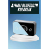 Powerbankli Bluetooth Kulaklık Yüksek Ses Aynalı Çift Dijital Gösterge Ekranı ( Lisinya )