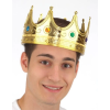 Altın Renk Yetişkin Çocuk Uyumlu Kral Tacı 60 Cm -
