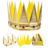 Altın Renk Eva Yumuşak Kral Kraliyet Tacı Yetişkin Çocuk Uyumlu 55 Cm -