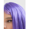 Lila Renk Uzun Düz Parti Peruğu -