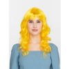 Sarı Renk Uzun Dalgalı Parti Peruğu -
