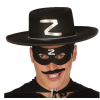 Z Logolu Yetişkin Zorro Şapkası Ve Zorro Maskesi -