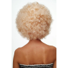 Altın Renk Kıvırcık Afro Bonus Peruk Saç Parti Peruğu Platin Gold -