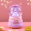 Kuromi İçi Dönmeli Püskürtmeli Işıklı Müzikli Kar Küresi Büyük Boy Alk3038 -