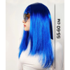 Mavi Renk Uzun Parti Peruğu -