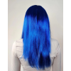 Mavi Renk Uzun Parti Peruğu -