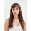 Kahve Renk Uzun Düz Parti Peruğu - Uzun Kahverengi Peruk -