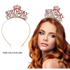 Birthday Princess Kristal Taç – Rose Gold Kaplama -