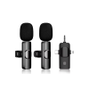 Yüksek Kalite Profesyonel 3 In 1 Kablosuz Taşınabilir Yaka Mikrofonu Youtube Facebook Tiktok -