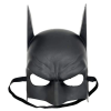Siyah Renk Çocuk Boy Arkadan Lastikli Batman Maskesi A Kalite 20x14 Cm -