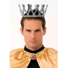Gümüş Renk Çocuk Ve Yetişkin Uyumlu Kral Tacı -