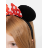 Kırmızı Fiyonklu Minnie Mouse Taç Fare Tacı Kafa Bandı -