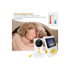 Akıllı Bebek Kamerası Monitörlü Karşılıklı Konuşma Özellikli Sıcaklık İzleme 2.4 İnç Bebek Kamerası -